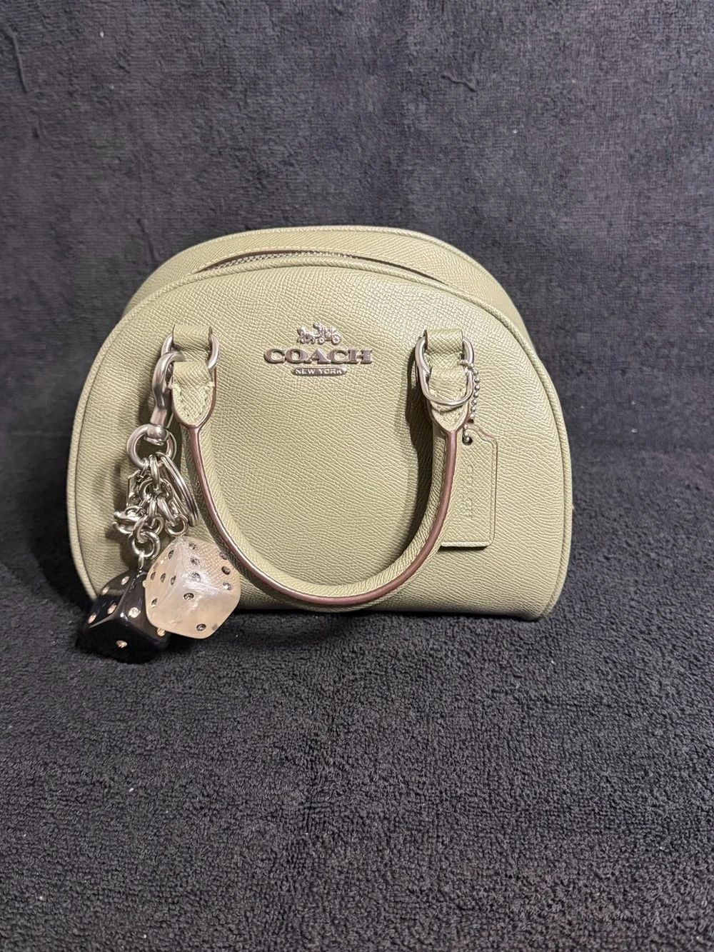 Coach Sage Green Mini Sierra Satchel